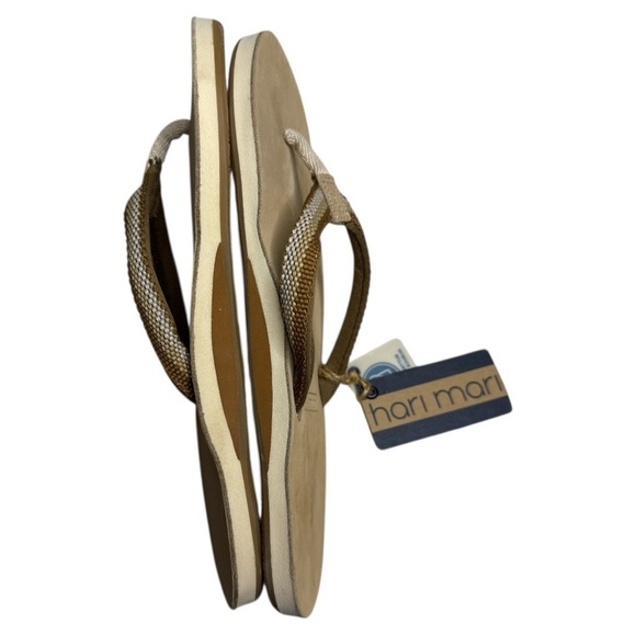Hari Mari Scouts Women’s Flip Flops Sandals Tobacco Breeze Size 8 NWT - Picture 5 of 7